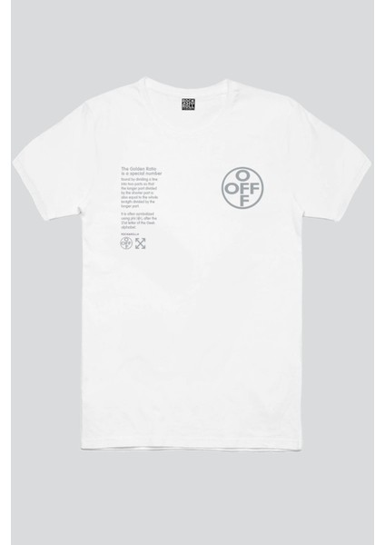 Dairede Off Beyaz Kısa Kollu Kadın T-Shirt