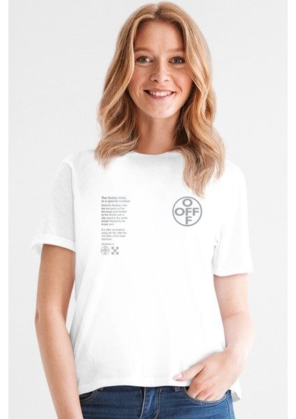 Dairede Off Beyaz Kısa Kollu Kadın T-Shirt fiyatları