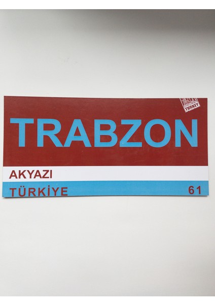 Trabzon, 61, Akyazı, Türkiye, Bordo, Lacivert Yapışkanlı Tablo