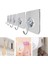 Buffer® Süper Güçlü Yapışkanlı Suya Dayanıklı Şeffaf Askı 5li Set Yeniden Kullanılabilir Kancalar 1