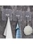 Buffer® Süper Güçlü Yapışkanlı Suya Dayanıklı Şeffaf Askı 5li Set Yeniden Kullanılabilir Kancalar 3