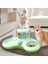 2'si 1 Arada Kedi ve Köpek Mama Kasesi Otomatik Su Sebili - Yeşil (Yurt Dışından) 3