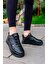 Bluefeet BF59 Siyah Kadın Spor Kalın Tabanlı Ayakkabı