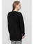 Tena Moda Kadın Siyah V Yaka Salaş Triko Kazak 5