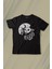 Baby Yoda Star Wars Mandalorian Ay Hilal Silüeti Baskılı Çocuk T-Shirt 1