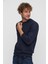 Tena Moda Erkek Siyah Bisiklet Yaka Basic Plus Slim Fit Tişört 3
