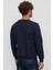 Tena Moda Erkek Siyah Bisiklet Yaka Basic Plus Slim Fit Tişört 5