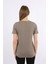 Turuncu Baskılı Kısa Kollu T-Shirt 4
