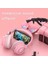 Mikrofonlu Kablosuz Sevimli Tavşanlar Kızlar LED Stereo Müzik Bluetooth Kulaklık (Yurt Dışından) 3