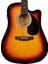 SA-105CE Dreadnought Cutaway Sunburst Elektro Akustik Gitar 2