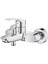 Eurosmart Tek Kumandalı Banyo Bataryası Krom 33300003 1
