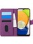 Samsung Galaxy A03 Kılıf Fabric Book Wallet Mor 1