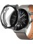 Huawei Watch Gt 3 Pro 43MM Seramik Kılıf 360 Full Round Soft Silicone Siyah 1