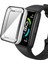 Huawei Band 6 Kılıf 360 Full Round Soft Silicone Gümüş 1