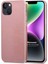 Matte Silicone Apple iPhone 14 Kılıf Rose Gold 1