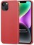 Matte Silicone Apple iPhone 14 Kılıf Kırmızı 1