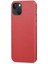 Matte Silicone Apple iPhone 14 Kılıf Kırmızı 2