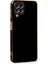 Samsung Galaxy M22 Kılıf Olive Plated Siyah 1