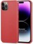 Matte Silicone Apple iPhone 14 Pro Max Kılıf Kırmızı 1