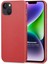 Matte Silicone Apple iPhone 14 Plus Kılıf Kırmızı 1