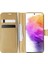 Samsung Galaxy A73 5g Kılıf Delux Leather Wallet Gold 1