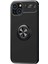 Apple iPhone 14 Plus Kılıf Kickstand Ring Holder Siyah 2
