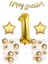 Yaş Balon Happy Birtday Doğum Günü Süsleme Seti 1
