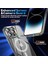 Iphone 14 Pro Manyetik Kılıf Magsafe Tutucu Ekran Koruyucu ve Lens Koruyucu 3'lü Set 3in1 2