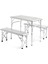 Andoutdoor AND-8829-HX Masa Sandalye Set, Beyaz 1