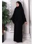 Iki Parça Pratik Namaz Elbisesi 8016 Siyah 2