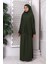 Iki Parça Pratik Namaz Elbisesi 8016 Haki 2