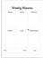 Haftalık Planlama Not Defteri Vintage Weekly Planner 2