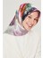 Özel Nostalji Serisi Twill Ipek Eşarp Modelleri 8527D-10 1