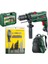 Darbeli Matkap Easyimpact 600 + Bosch 27 Parça Matkap Ucu Vidalama Ucu Tornavida Seti 1