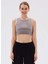 Ash Halter Yaka Sırt Detaylı Toparlayıcı Spor Sütyeni Bra 1014 1