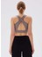 Ash Halter Yaka Sırt Detaylı Toparlayıcı Spor Sütyeni Bra 1014 3