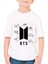 Gökhan Club Unisex Siyah Beyaz Bts Imza Baskılı 3 Lü Kombin T-Shirt 3