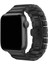 Apple Watch 6 (40MM) Siyah Düz Parçalı Tasarım Metal Kordon-41 1
