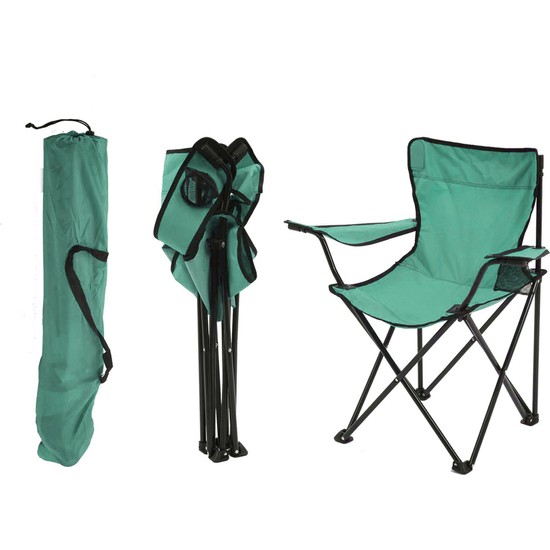 Exent Rejisör Kamp Sandalyesi Katlanır Çantalı Piknik, Plaj, Balıkçı Sandalyesi