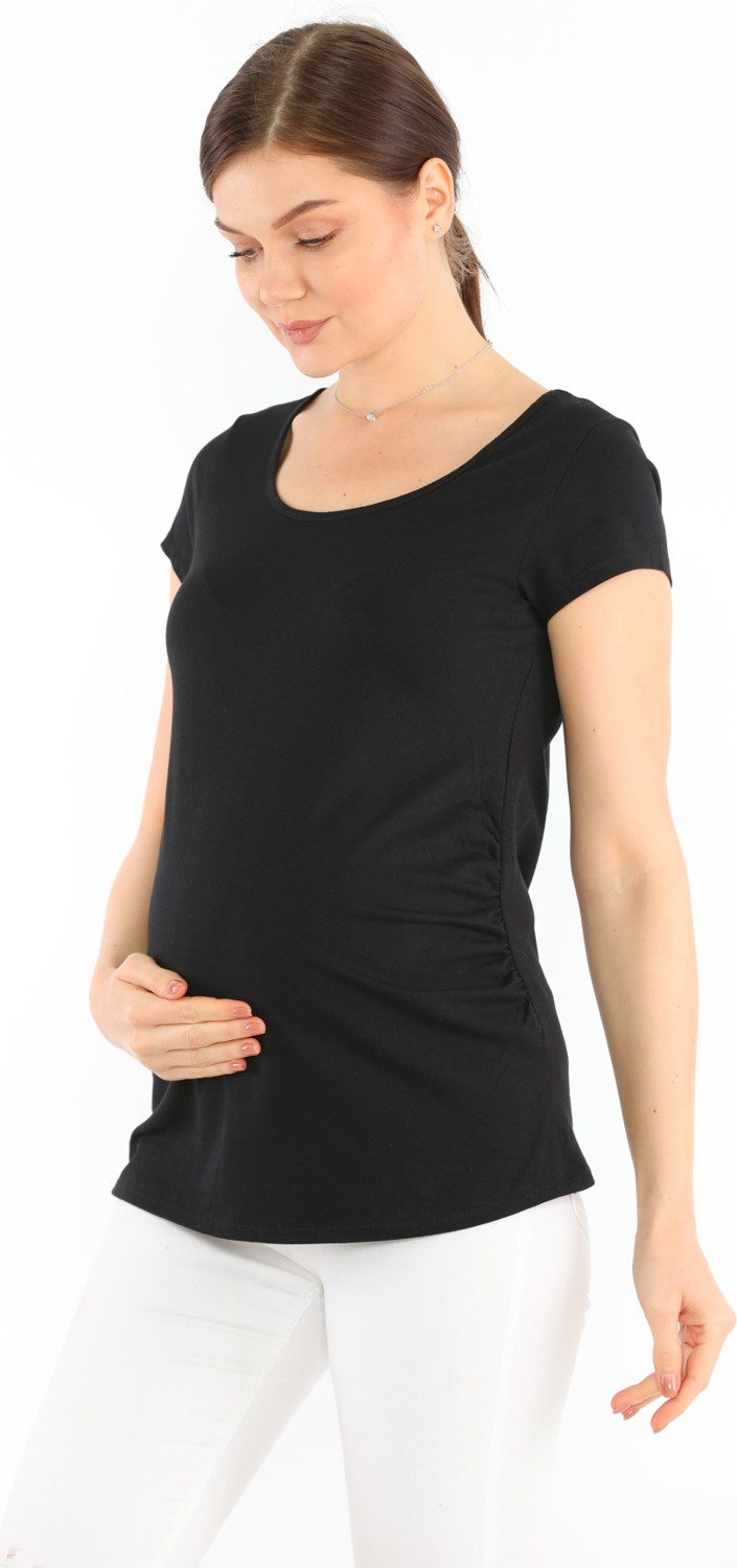 Meghan L.A Pamuklu Hamile T-Shirt görsel 2