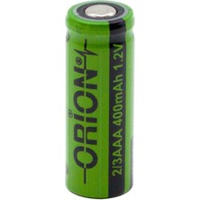 Orion 1.2V Ni-Mh 2/3AAA 400MAH Şarj Edilebilir Pil