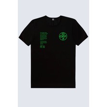 Rock&Roll Dairede Off Siyah Kısa Kollu Kadın T-Shirt