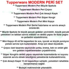 Tupperware Modern Peri Mutfak Gereçleri 5'li Kaşık Kepçe Kevgir Çırpıcı Spatula