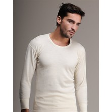 Hasyün Uzun Kollu Erkek Yün Fanila