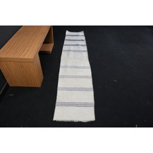 Kayra Export Eskitme Kilim, Türk Kilim, Runner Kilim, 49X246 Cm Bej Kilim, Bohem Kilim, Koridorsı Kilim,  10054