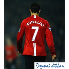 Dayı Balı Manchester United 07/08 Kırmızı Uzun Kollu Ev Sahibi Ronaldo Forması