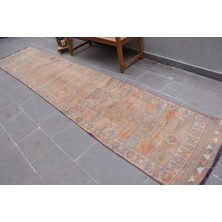 Kayra Export Türk Halısı, Eskitme Halı, Halı, 84X408 Cm Gri Halı, Ofice Koridor Halı, El Dokuma Merdiven Halı,  5