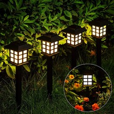Tolun Group Güneş Enerjili Solar 5w Çim Armatürü Gün Işığı Sarı Led 6 Lı Set