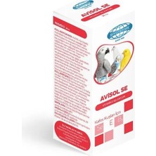 Biyoteknik 6 AdetAvisol-Se Kuşlar Için Vitamin E Ve Selenyum Çözeltisi
