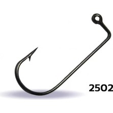 Youvella 2502 Jig Head Iğnesi Delikli Uzun 100'LÜ Kutu Black Nikel